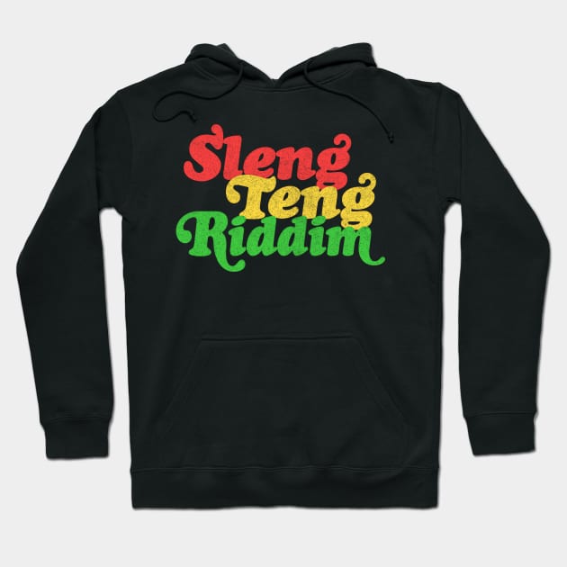 Sleng Teng Riddim // Jamaican Music Design Hoodie by DankFutura